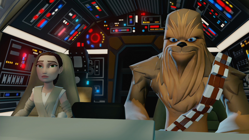 Illustration for article titled A Funny Thing Happens At The End Of Disney Infinity's Star Wars: The Force Awakens Play Set
